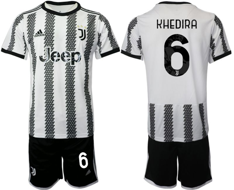 Men 2022-2023 Club Juventus FC home white #6 Soccer Jersey